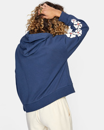 5 Soft At Heart Hoodie Blue AVJSF00170 RVCA