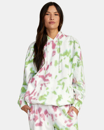 1 Little RVCA Tie-Dye Hoodie Grey AVJSF00185 RVCA