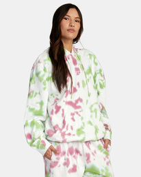 6 Little RVCA Tie-Dye Hoodie Grey AVJSF00185 RVCA