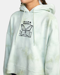 2 In The Air Venice Tie-Dye Hoodie Green AVJSF00188 RVCA