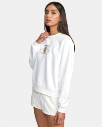 4 West Crewneck Sweatshirt  AVJSF00191 RVCA