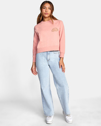 3 Good Times Crewneck Sweatshirt Blue AVJSF00193 RVCA