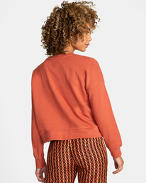 1 Vibe Terry Pullover Brown AVJSF00215 RVCA