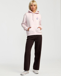 3 Bloomed Radiate Hoodie Pink AVJSF00246 RVCA