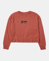 4 Thrive Sweatshirt Pink AVJSF00265 RVCA