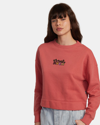 1 Thrive Sweatshirt Pink AVJSF00265 RVCA