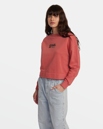 2 Thrive Sweatshirt Pink AVJSF00265 RVCA