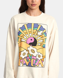 2 Someday - Sweat pour Femme Blanc AVJSF00291 RVCA