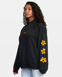 4 Daisy - Hoodie for Women Black AVJSF00294 RVCA
