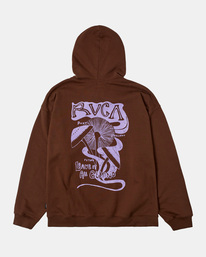 6 Leave Behind - Hoodie for Women Brown AVJSF00296 RVCA
