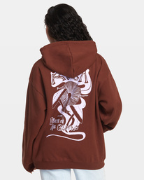 1 Leave Behind - Hoodie for Women Brown AVJSF00296 RVCA