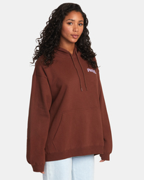 3 Leave Behind - Hoodie for Women Brown AVJSF00296 RVCA