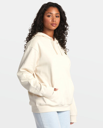3 Recession - Hoodie for Women Beige AVJSF00301 RVCA