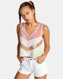 4 The Trouble Tank Top  AVJSW00143 RVCA