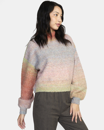 5 Dream Cycle Turtleneck Sweater Red AVJSW00152 RVCA