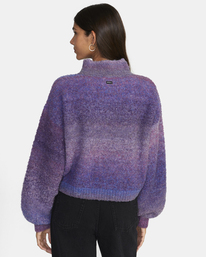 1 Dream Cycle Turtleneck Sweater Purple AVJSW00152 RVCA