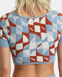 6 Geode - Gestricktes Crop Top für Frauen  AVJSW00167 RVCA