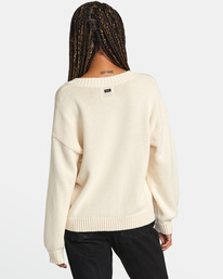 1 Long Distance - Pullover für Frauen Weiss AVJSW00183 RVCA