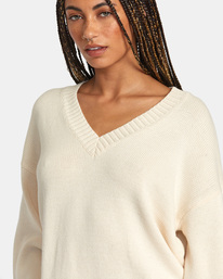 2 Long Distance - Pullover für Frauen Weiss AVJSW00183 RVCA