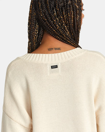 6 Long Distance - Pullover für Frauen Weiss AVJSW00183 RVCA
