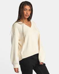 5 Long Distance - Pullover für Frauen Weiss AVJSW00183 RVCA