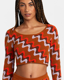 2 Desmond - Pull pour Femme Marron AVJSW00186 RVCA