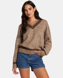 0 Deuce - Pullover für Frauen Braun AVJSW00188 RVCA
