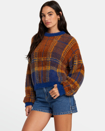 4 Prep - Jersey Cerrado para Mujer Azul AVJSW00195 RVCA