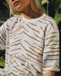 rvca, Test Drive Cropped Tee, WOOD (woo) Test Drive - Crop Top for Women AVJTO00132