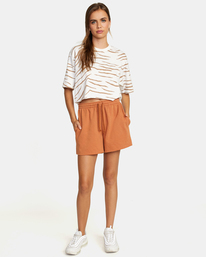 4 Test Drive Cropped Tee White AVJTO00132 RVCA