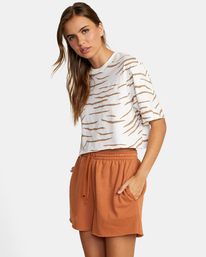 5 Test Drive Cropped Tee White AVJTO00132 RVCA