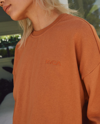 1 Test Drive Cropped Sweatshirt Yellow AVJTO00134 RVCA