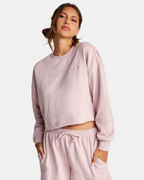 1 Test Drive Cropped Sweatshirt  AVJTO00134 RVCA
