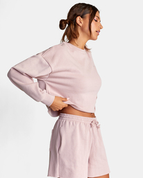 6 Test Drive Cropped Sweatshirt  AVJTO00134 RVCA