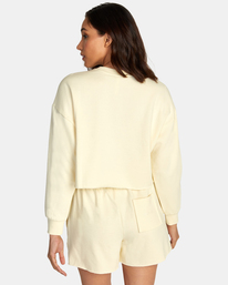 1 Test Drive Cropped Sweatshirt Yellow AVJTO00134 RVCA