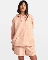 rvca, Sunday Test Drive Hoodie, PINK SAND (ngc0) TEST DRIVE HOODIE AVJTO00139