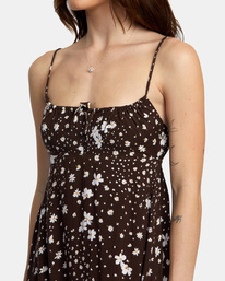 6 OVERTIME SUN DRESS Brown AVJWD00204 RVCA