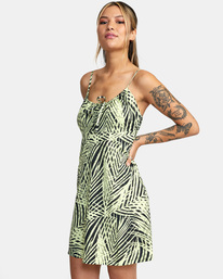 4 Overtime Sun Dress Yellow AVJWD00204 RVCA