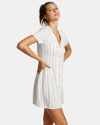 4 Understated Mini Dress Yellow AVJWD00206 RVCA