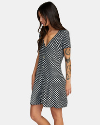 4 Understated Mini Dress Black AVJWD00206 RVCA