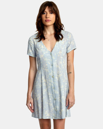 1 Understated Mini Dress Grey AVJWD00206 RVCA