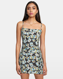 2 United Bodycon Dress Black AVJWD00207 RVCA