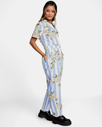 4 Nightshift Jumpsuit White AVJWD00209 RVCA