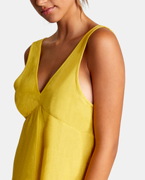 5 Linen Shifty Romper White AVJWD00221 RVCA