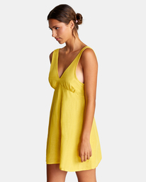 3 Linen Shifty Romper White AVJWD00221 RVCA
