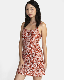 3 Macarthur Midi Dress Brown AVJWD00228 RVCA