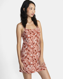 4 Macarthur Midi Dress Brown AVJWD00228 RVCA