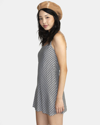 3 Macarthur Midi Dress White AVJWD00228 RVCA