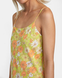 4 Macarthur Midi Dress Yellow AVJWD00228 RVCA