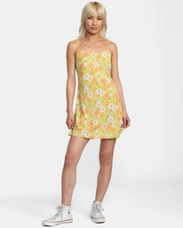 1 Macarthur Midi Dress Yellow AVJWD00228 RVCA